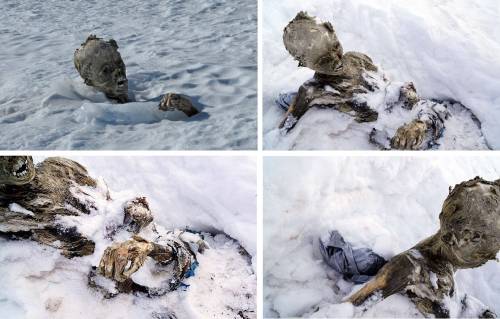 Альпинисты нашли две мумии